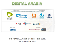 Digital Arabia 2012 Verbatim Mindhare Output
