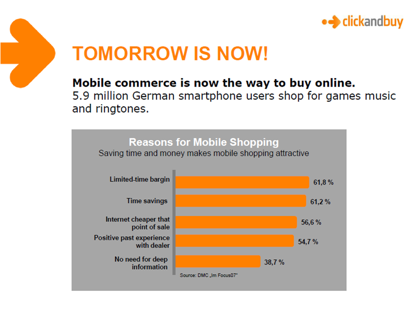 Slide on Digital Money Vision, ClickandBuy, STL Partners, Telco 2.0, New Digital Economics, Nov 2011