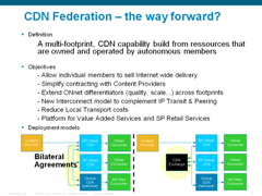 CDN: The Value of Scaling CDN & the Role of Telco Federation Presentation