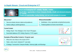 Cloud and Enterprise ICT Stream Overview