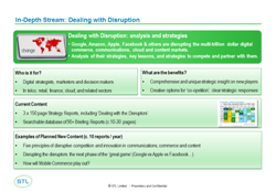 Dealing with Disruption Stream Overview