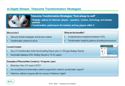 Telco 2.0 Transformation Stream Overview